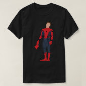 Tom Holland auf dem Spitzhackenaufkleber für Anzug T-Shirt (Design vorne)