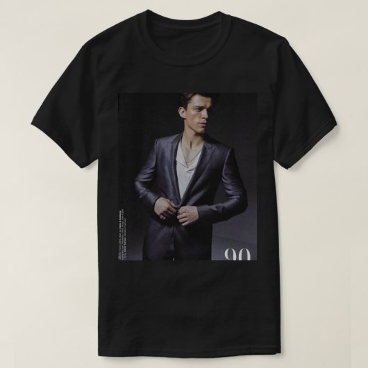 Tom Holland GQ British Fotoshot Outtake T-Shirt (Design vorne)