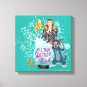 Tom & Jerry - alles, was Glitzer nicht sind Goldie Leinwanddruck (Vorderseite)