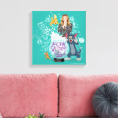 Tom & Jerry - alles, was Glitzer nicht sind Goldie Leinwanddruck (Insitu (Wohnzimmer))