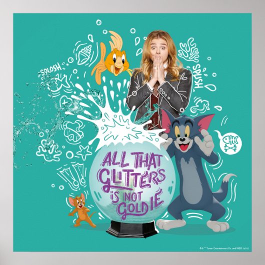 Tom & Jerry - alles, was Glitzer nicht sind Goldie Poster (Vorne)