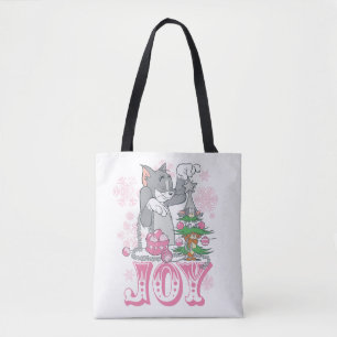 Tom, Jerry, and Nibbles Decorating Joy Tasche