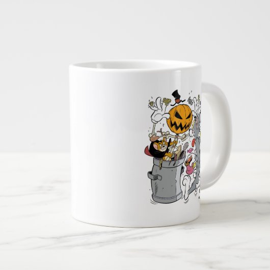 Tom & Jerry | Boo an Tom Jumbo-Tasse (Vorderseite Rechts)