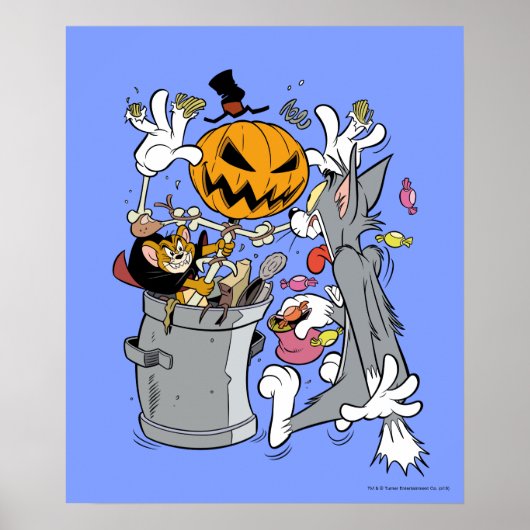 Tom & Jerry | Boo an Tom Poster (Vorne)