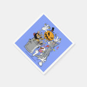 Tom & Jerry | Boo an Tom Serviette (Ecke)