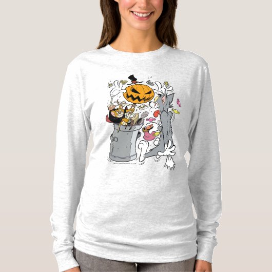 Tom & Jerry | Boo an Tom T-Shirt (Vorderseite)