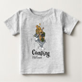 Tom & Jerry Camping Baby T-shirt (Vorderseite)