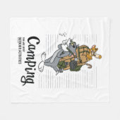 Tom & Jerry Camping Fleecedecke (Vorderseite (Horizontal))