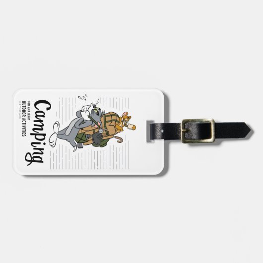 Tom & Jerry Camping Gepäckanhänger (Vorderseite horizontal)