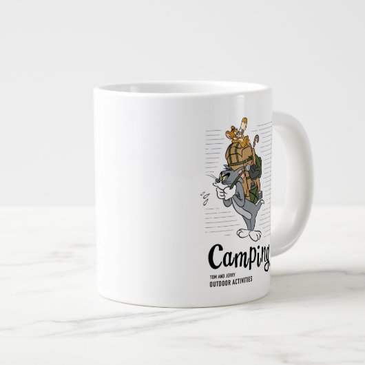 Tom & Jerry Camping Jumbo-Tasse (Vorderseite Rechts)