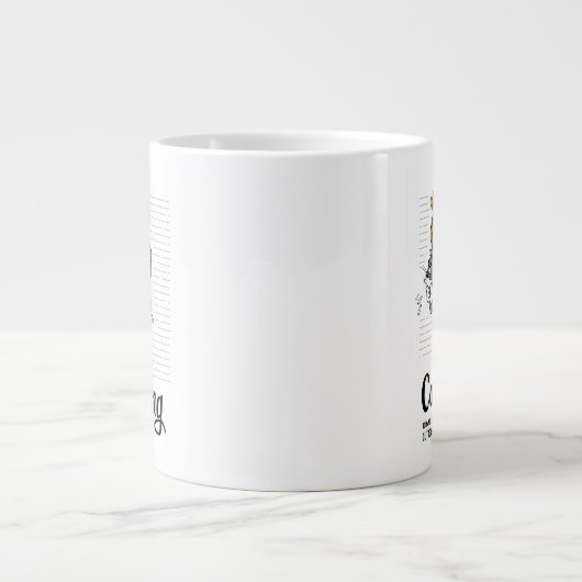 Tom & Jerry Camping Jumbo-Tasse (Vorderseite)