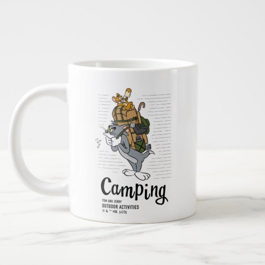 Tom & Jerry Camping Jumbo-Tasse (Links)