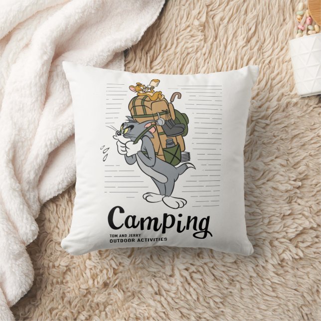 Tom & Jerry Camping Kissen (Decke)