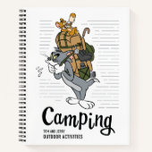 Tom & Jerry Camping Notizblock (Vorderseite)