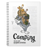Tom & Jerry Camping Notizblock (Vorderseite)