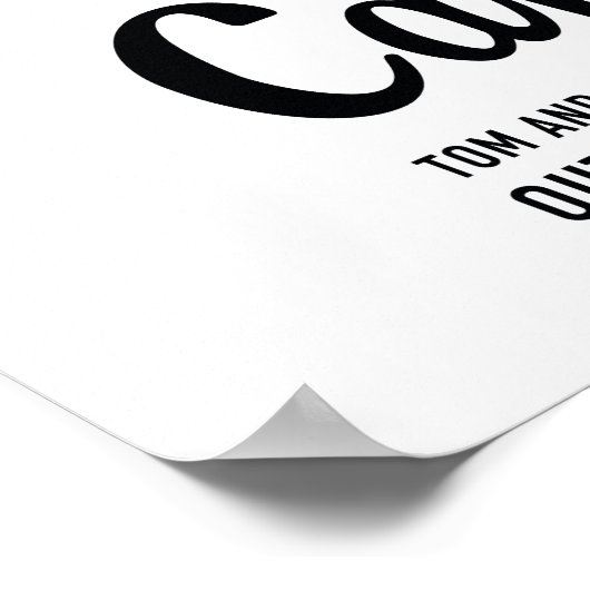 Tom & Jerry Camping Poster (Ecke)