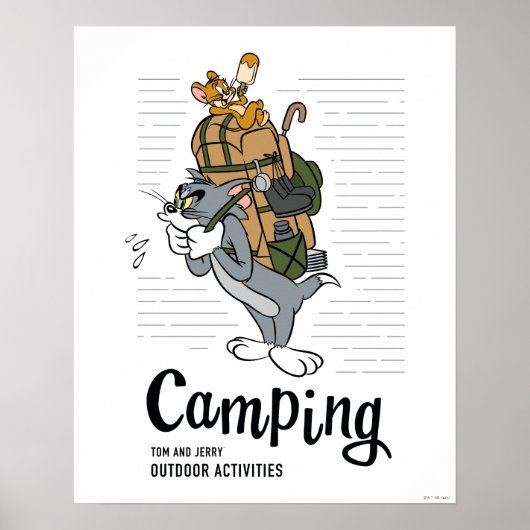 Tom & Jerry Camping Poster (Vorne)