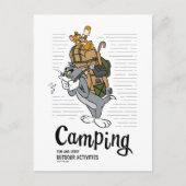 Tom & Jerry Camping Postkarte (Vorderseite)