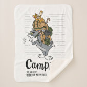 Tom & Jerry Camping Sherpadecke (Vorderseite)