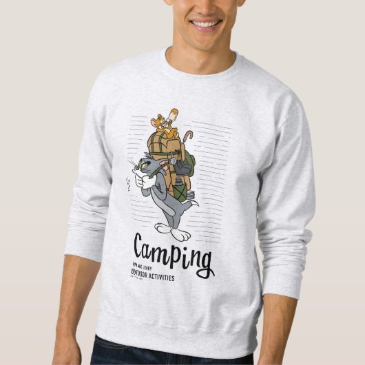 Tom & Jerry Camping Sweatshirt (Vorderseite)