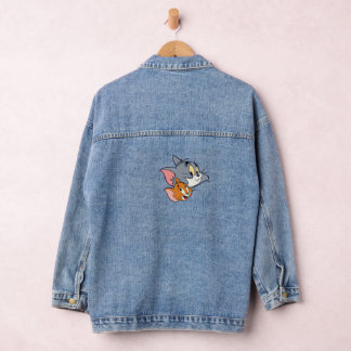 Tom & Jerry Cartoon Crew Socks | Lustige klassisch Jeansjacke