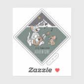 Tom & Jerry "Es ist Zeit für Abenteuer" Aufkleber (Blatt)