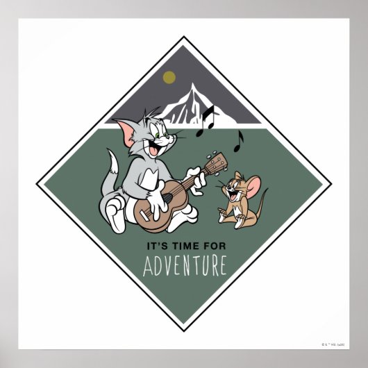 Tom & Jerry "Es ist Zeit für Abenteuer" Poster (Vorne)