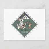 Tom & Jerry "Es ist Zeit für Abenteuer" Postkarte (Vorderseite)