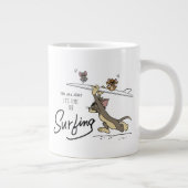 Tom & Jerry "Es ist Zeit zum Surfen" Jumbo-Tasse (Rechts)