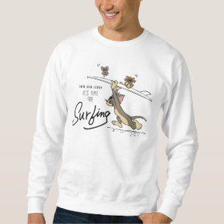 Tom & Jerry "Es ist Zeit zum Surfen" Sweatshirt