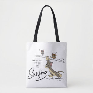 Tom & Jerry "Es ist Zeit zum Surfen" Tasche