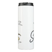 Tom & Jerry "Es ist Zeit zum Surfen" Thermosbecher (Rückseite)