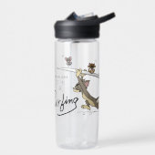 Tom & Jerry "Es ist Zeit zum Surfen" Trinkflasche (Links)