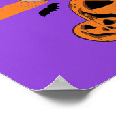 Tom & Jerry | Frohe Halloween Boo Poster (Ecke)