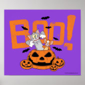 Tom & Jerry | Frohe Halloween Boo Poster (Vorne)