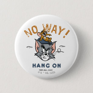 Tom & Jerry Golfing "No Way" Button