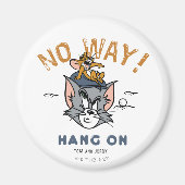 Tom & Jerry Golfing "No Way" Magnet (Vorne)