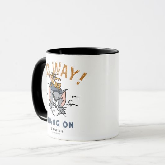 Tom & Jerry Golfing "No Way" Tasse (Vorderseite Links)