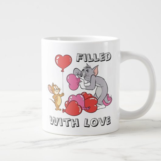 Tom & Jerry Inflate Valentine Heart Balloons Jumbo-Tasse (Rechts)