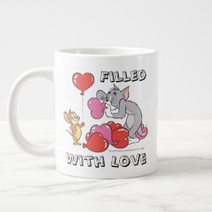 Tom & Jerry Inflate Valentine Heart Balloons Jumbo-Tasse