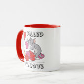 Tom & Jerry Inflate Valentine Heart Balloons Tasse (Vorderseite Links)