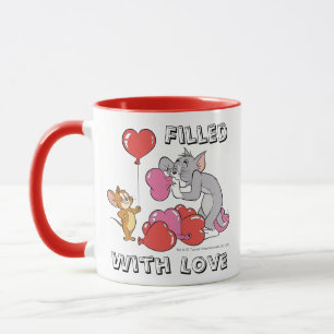 Tom & Jerry Inflate Valentine Herzballone Tasse