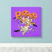 Tom & Jerry | Jerry ist SO Beängstigend Leinwanddruck (Insitu (Holzboden))