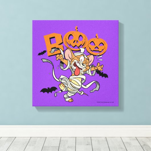 Tom & Jerry | Jerry ist SO Beängstigend Leinwanddruck (Insitu (Holzboden))