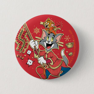 Tom & Jerry Lighting Firecracker Button
