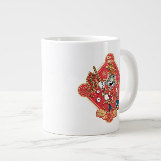 Tom & Jerry Lighting Firecracker Jumbo-Tasse (Vorderseite Rechts)