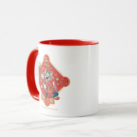 Tom & Jerry Lighting Firecracker Tasse (Vorderseite Links)