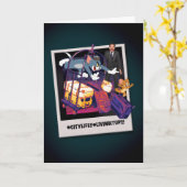 Tom & Jerry Luggage Crash Foto Karte (Gelbe Blume)