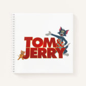 Tom & Jerry mit Filmlogo Notizblock (Vorderseite)
