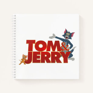 Tom & Jerry mit Filmlogo Notizblock